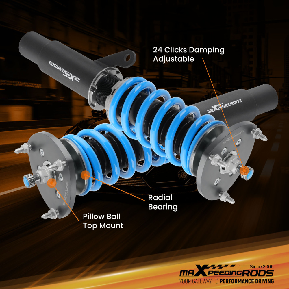 MaXpeedingrods T6 Coilovers 24 Level Struts compatible for VW Golf  MK7 15-19 Jetta 19-24