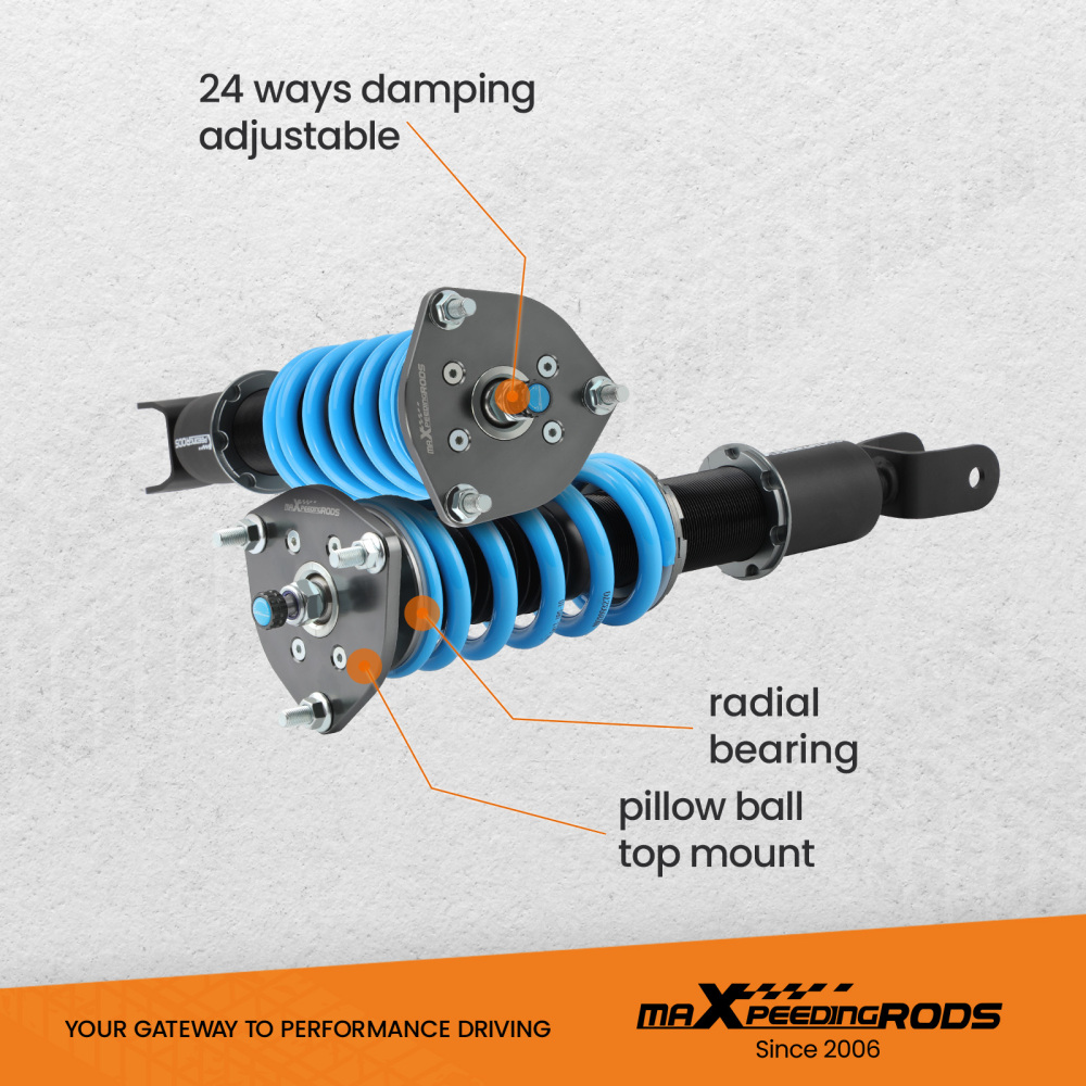 Amortisseurs Combinés Filetés compatible pour Mazda RX-8 SE3P de 2003 a 2008 FE, SE