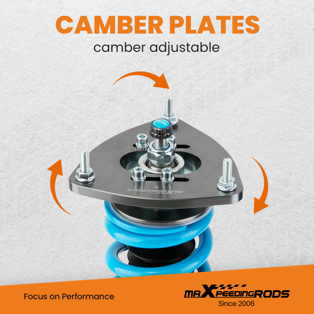 Maxpeedingrods COT6 Adjustable Coilover Shock Strut Kit compatible for Subaru Outback 10-14