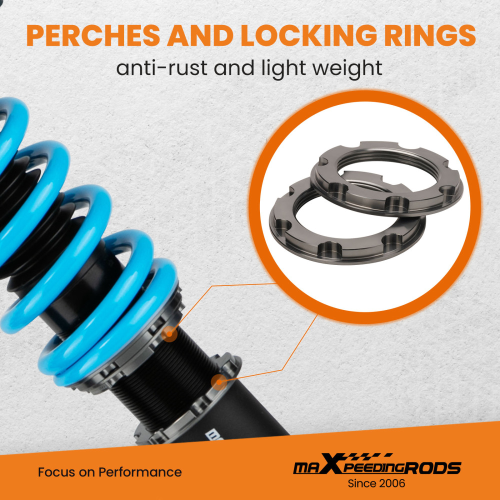 Maxpeedingrods COT6 Adjustable Coilover Shock Strut Kit compatible for Subaru Outback 10-14