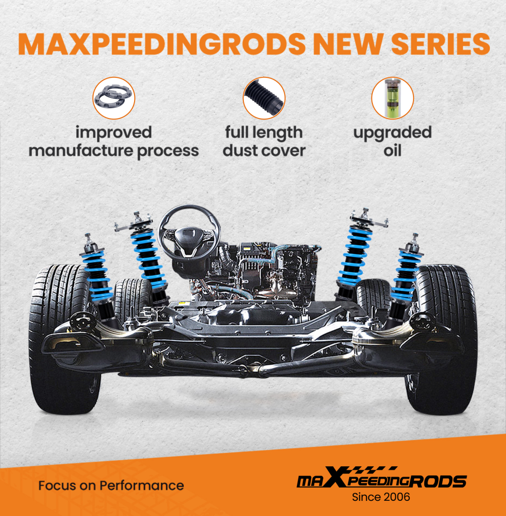 MaXpeedingrods COT6 Coilovers Kit compatible for Toyota 86 GT86 compatible for Subaru BRZ 12+ FRS FR-S