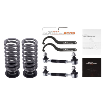 MaXpeedingrods T7 Coilovers 24 Way Damper Adjustable compatible for Ford Mustang 2005-2014