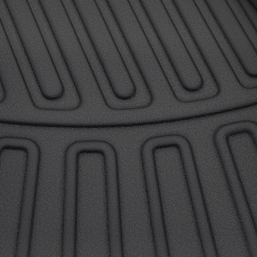 3-Row Floor Mats Set compatible for Honda Pilot 2023-2025 TPE Black All Weather Protection