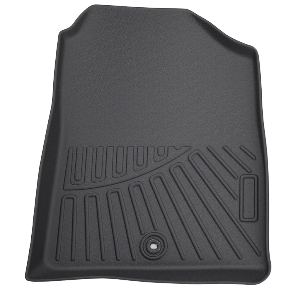 3-Row Floor Mats Set compatible for Honda Pilot 2023-2025 TPE Black All Weather Protection