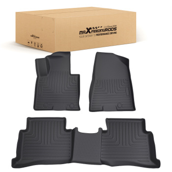 3-Piece Floor Mats compatible for Kia Sportage compatible for Hyundai Tucson 2017-2022 TPE Black Set