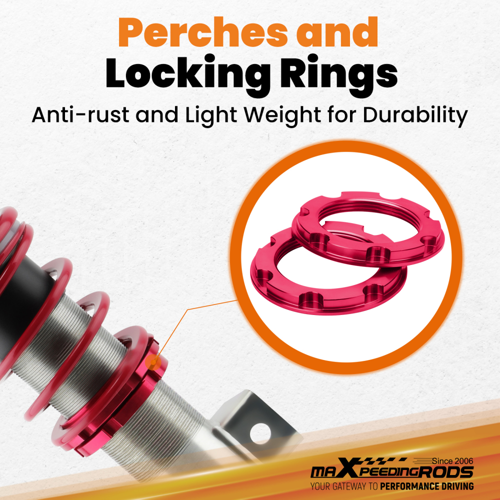 Coilovers compatible for BMW 3 Series E46 Coupe & Saloon 2WD 1998-2006 320 325 328 330 323