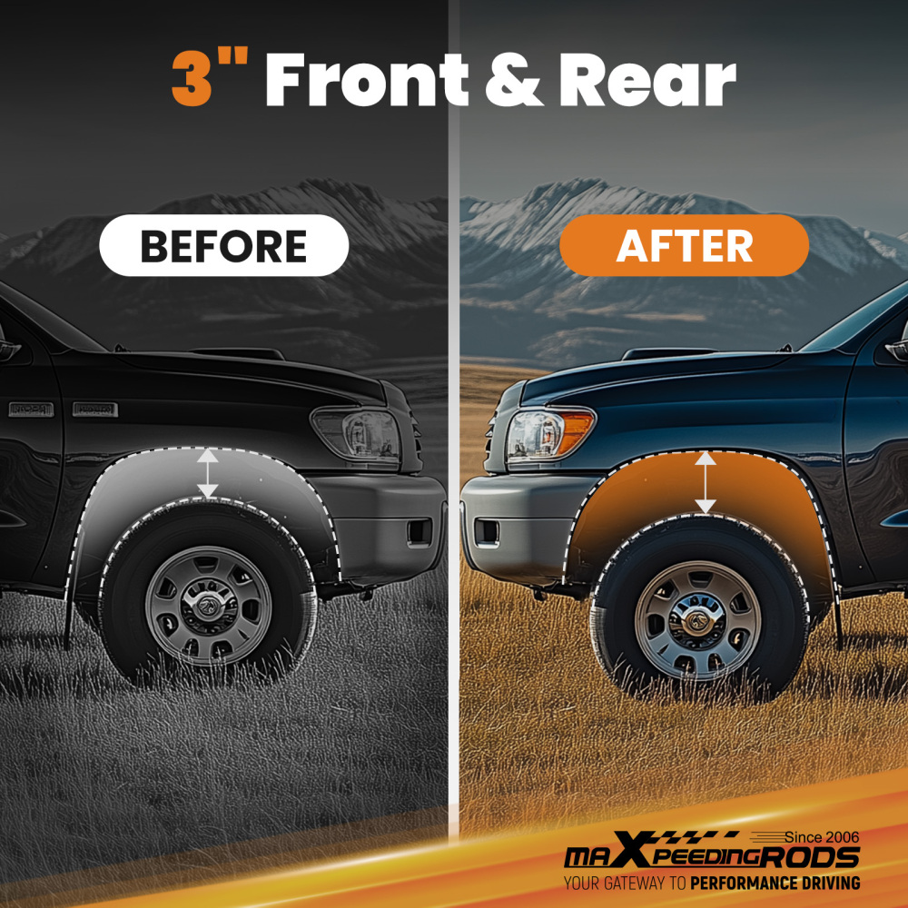 3 FrontRear Assembly compatible for Honda Ridgeline 2006-2014 with Hardware