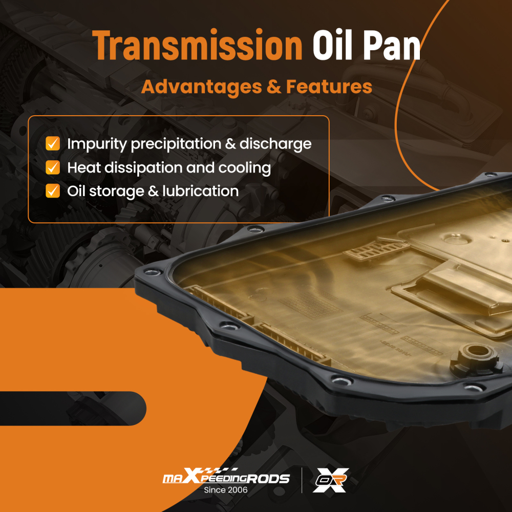 Transmission Oil Pan Compatible for BMW 535i 550i X6 2011-2016 24117613253