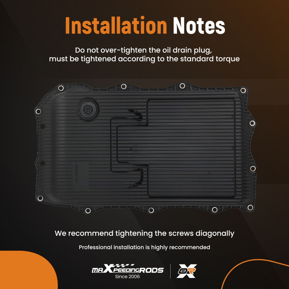 Transmission Oil Pan Compatible for BMW 535i 550i X6 2011-2016 24117613253