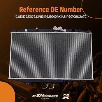 Aluminum Core Radiator compatible for ACURA TL 3.5L/3.7L 2009-2014 813179 Plastic Tank