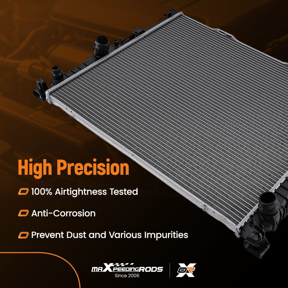Aluminum Engine Radiator compatible for BMW M760I 2016-2022 050133N Cross Flow