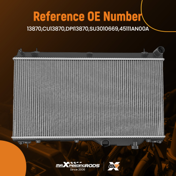 Aluminum Cooling Radiator compatible for Subaru Legacy 2.5L 20-24 CU13870 Downflow