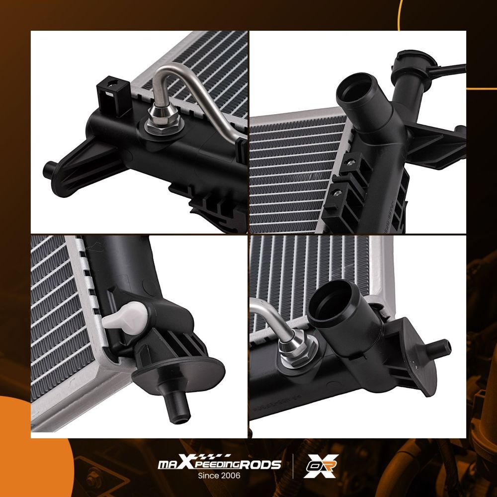 1-Row Aluminum Radiator compatible for Hyundai Palisade V6 2020-2024 DPI13857 Direct Fit