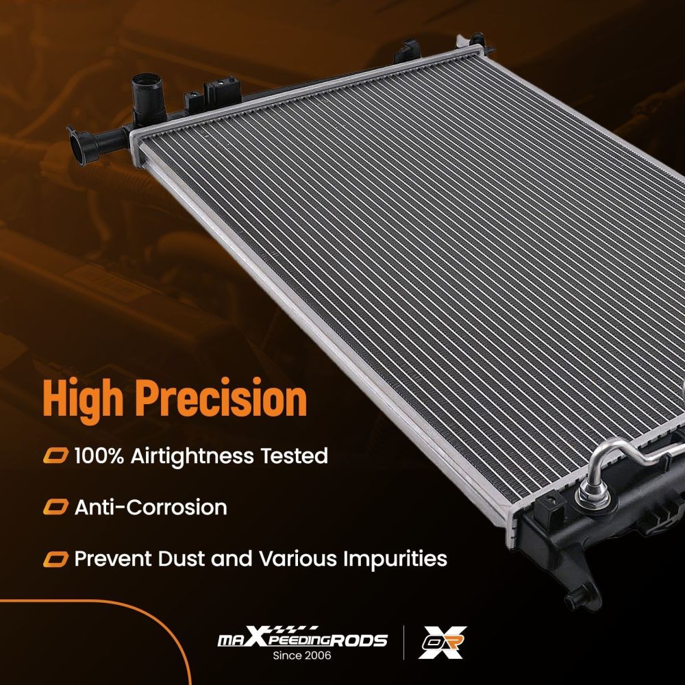 1-Row Aluminum Radiator compatible for Hyundai Palisade V6 2020-2024 DPI13857 Direct Fit