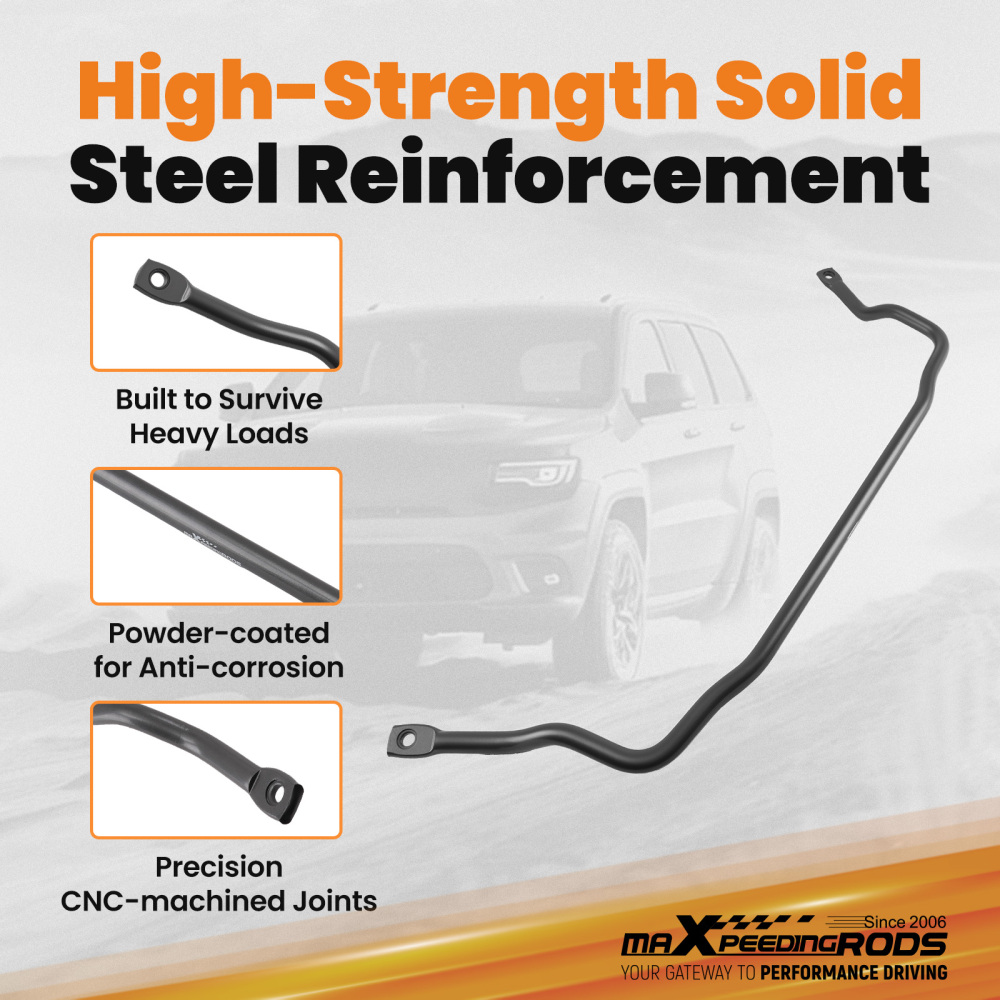 Front Sway Bar w/ Links Kit For 1964-1972 compatible for Chevy Chevelle Cutlass 442 compatible for GTO A-Body