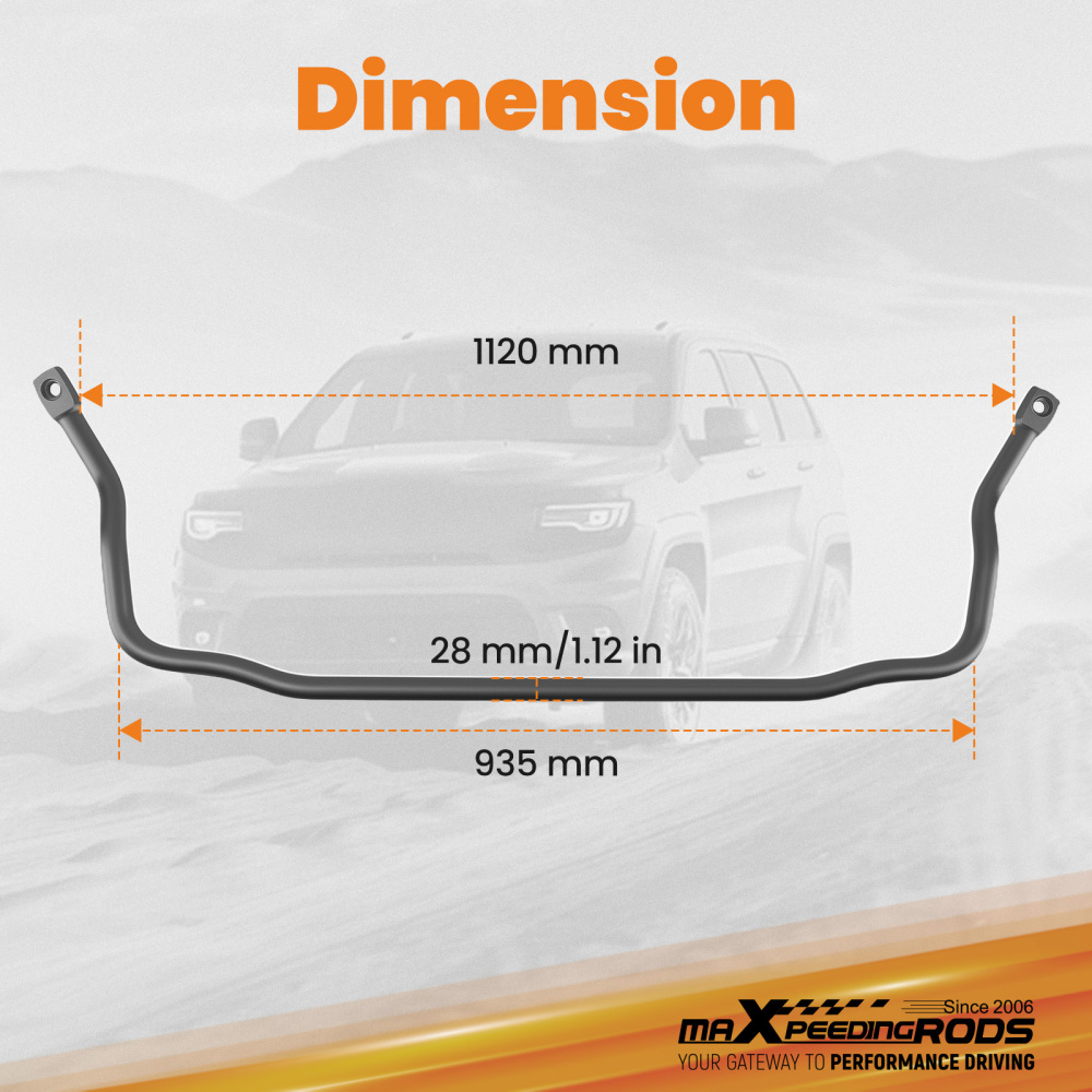 Front Sway Bar w/ Links Kit For 1964-1972 compatible for Chevy Chevelle Cutlass 442 compatible for GTO A-Body