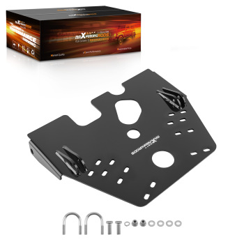 ATV Frame Mount compatible for Arctic Cat 700 Alterra/VLX 2017-2020 Black Steel Plow Kit