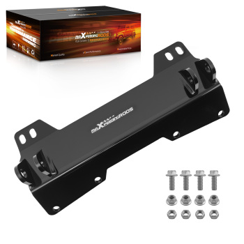 Black Coated Plow Mount compatible for Polaris Ranger XP 1000 2018-2022 Steel Frame UTV