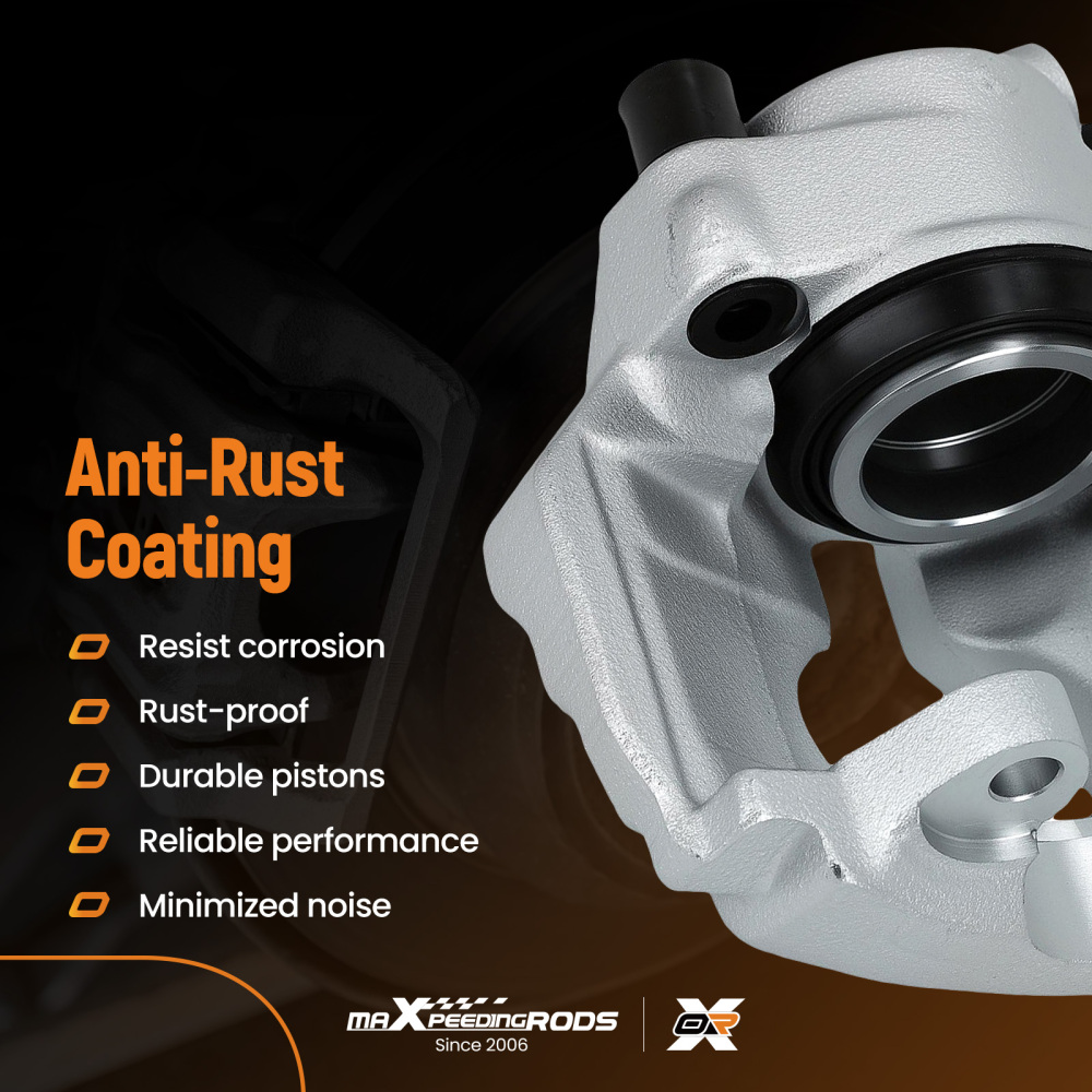 Brake Caliper Front Right compatible for VW Transporter T5 T6 Touareg Caravelle 308mm Discs