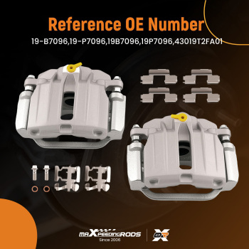 Rear Disc Brake Calipers w/Bracket compatible for Chevy GMC Silverado Sierra 1500 2003-2007