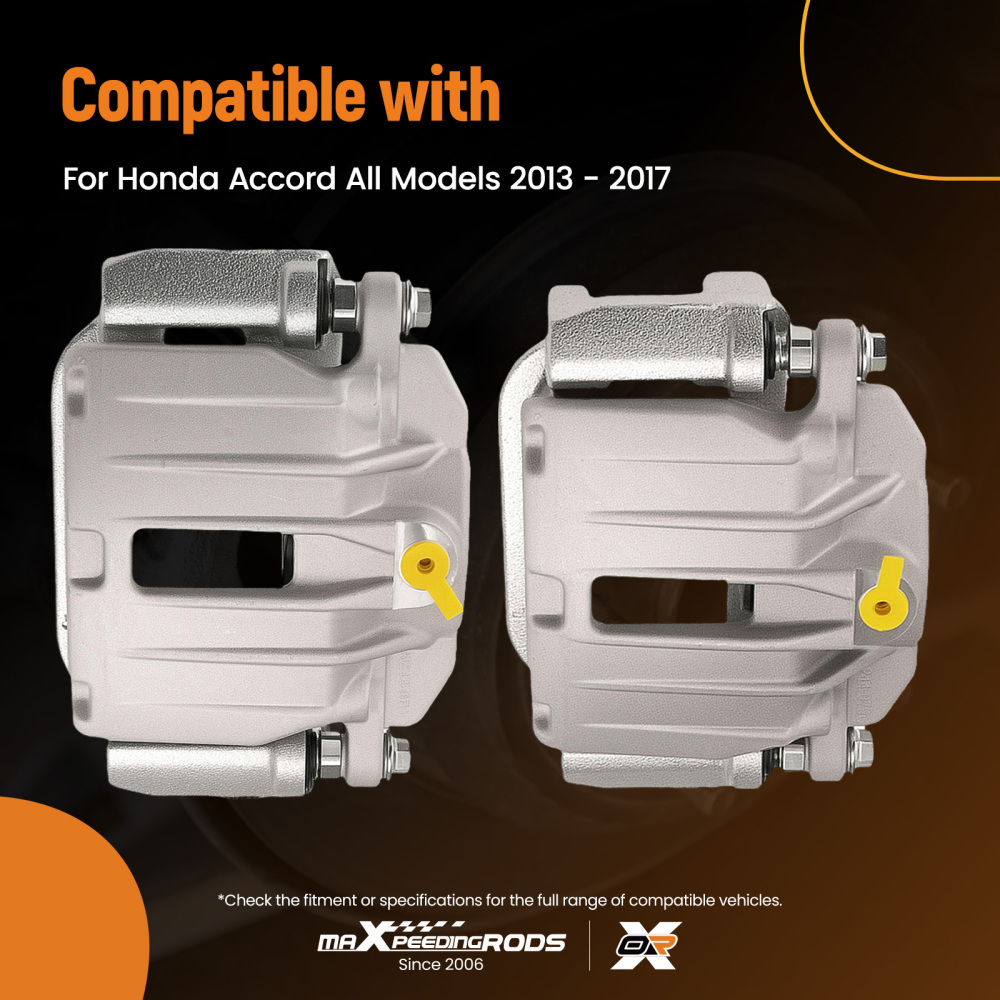 Rear Disc Brake Calipers w/Bracket compatible for Chevy GMC Silverado Sierra 1500 2003-2007