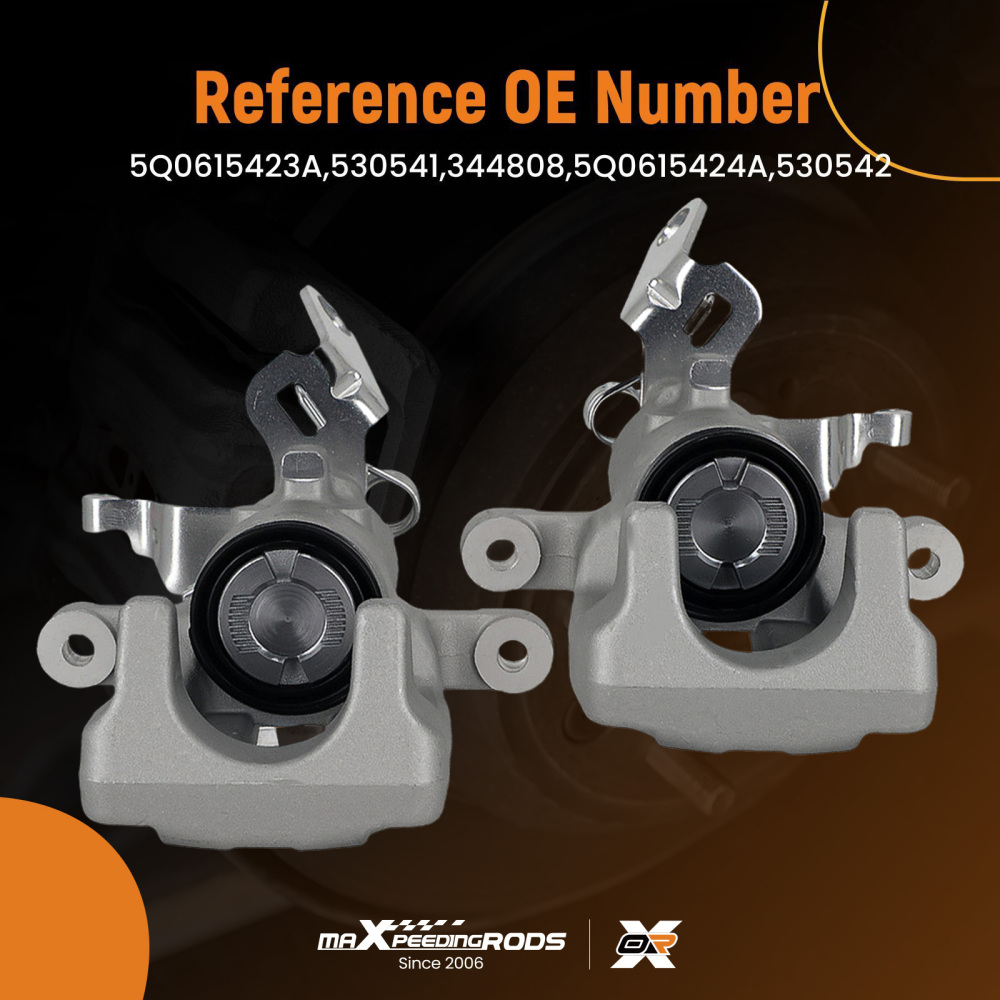 Rear Brake Caliper Left Right compatible for Seat Leon SC ST compatible for Skoda Octavia MK III 5E 38mm