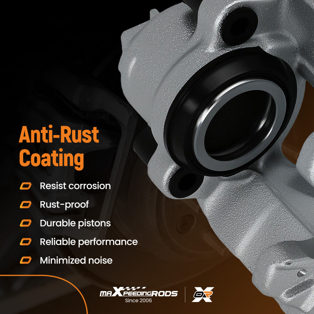 Pair Floating Brake Caliper Front compatible for Audi Q3 compatible for VW Passat Tiguan 2007- Sharan 2010