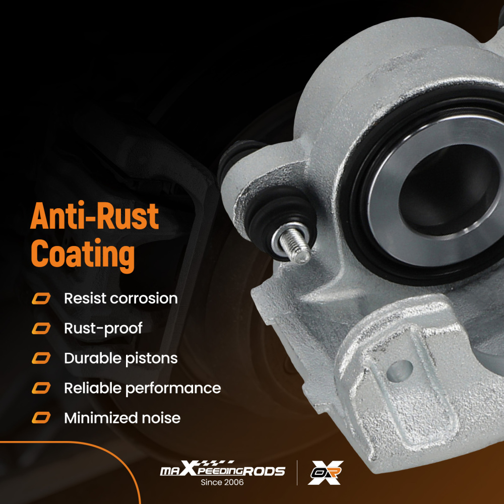 2x Front Brake Calipers Floating compatible for Jeep Cherokee Grand Cherokee 1990-1998 66mm