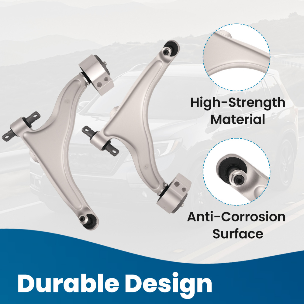 Front Suspension Lower Control Arms Sway Bar Tie Rods for 2010-2016 compatible for Cadillac SRX