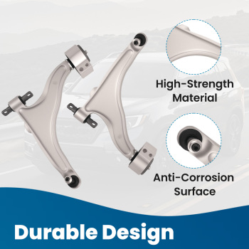 Front Suspension Lower Control Arms Sway Bar Tie Rods for 2010-2016 compatible for Cadillac SRX