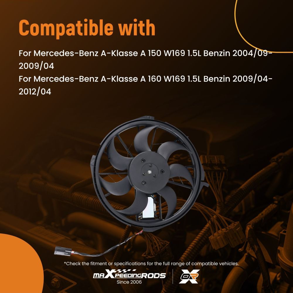 Ventilateur de Refroidissement 350W for Benz A/B Class 2004-12 1698203542