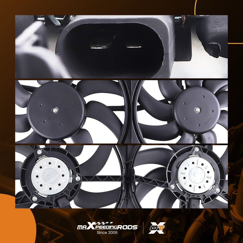 Radiator Cooling Fan Assembly for Audi A4/A5/ALLROAD/Q5/S4/S5 2007-2017 620-839	