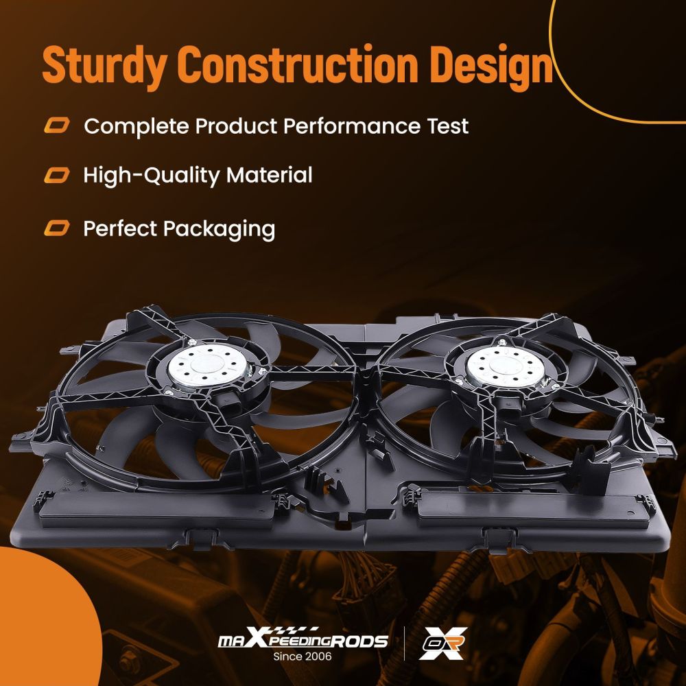 Radiator Cooling Fan Assembly for Audi A4/A5/ALLROAD/Q5/S4/S5 2007-2017 620-839	