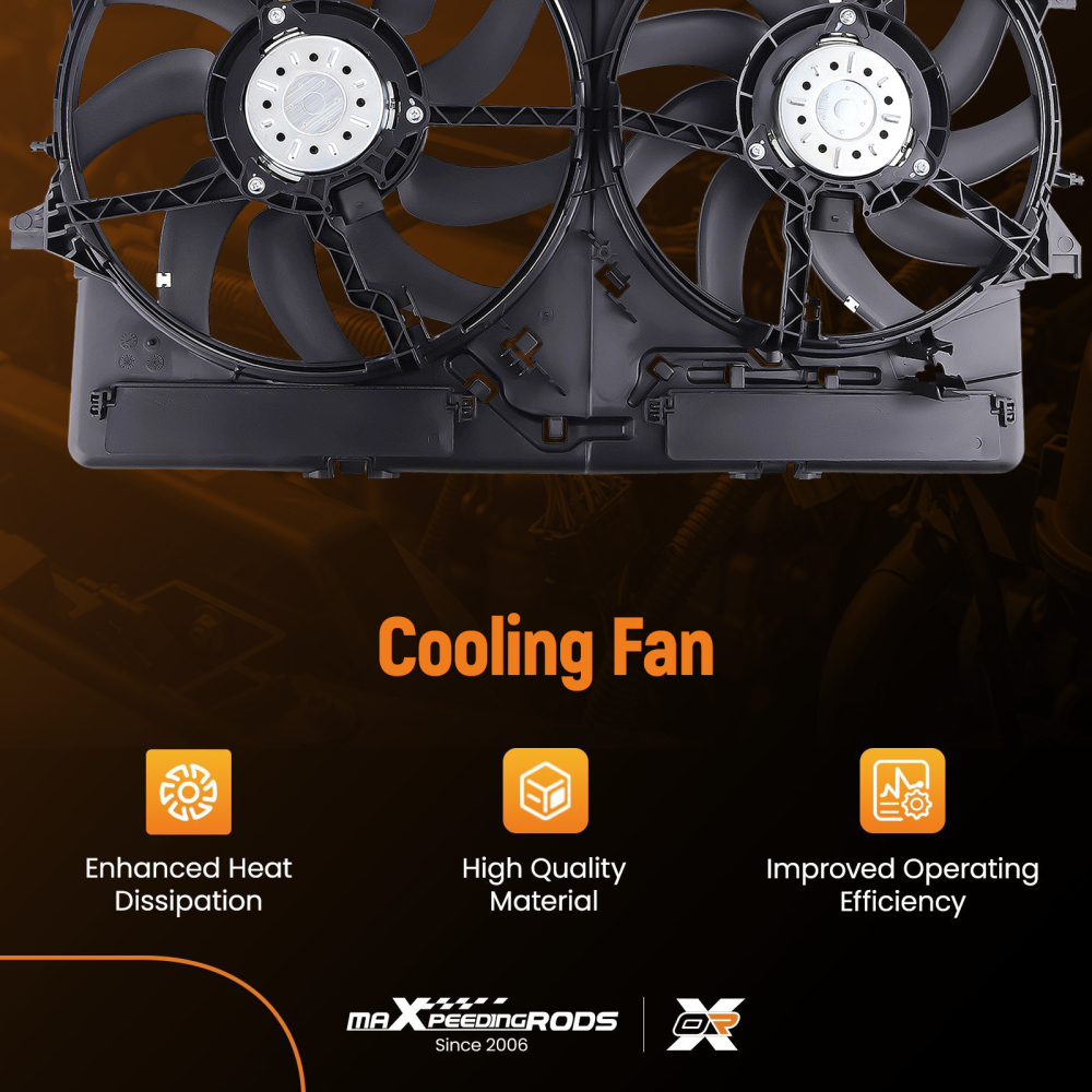 Radiator Cooling Fan Assembly for Audi A4/A5/ALLROAD/Q5/S4/S5 2007-2017 620-839	