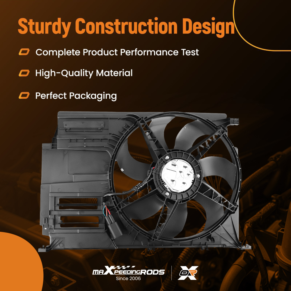 Radiator Cooling Fan Assembly for Mini Cooper 2014-2019 17427617609 17428645861