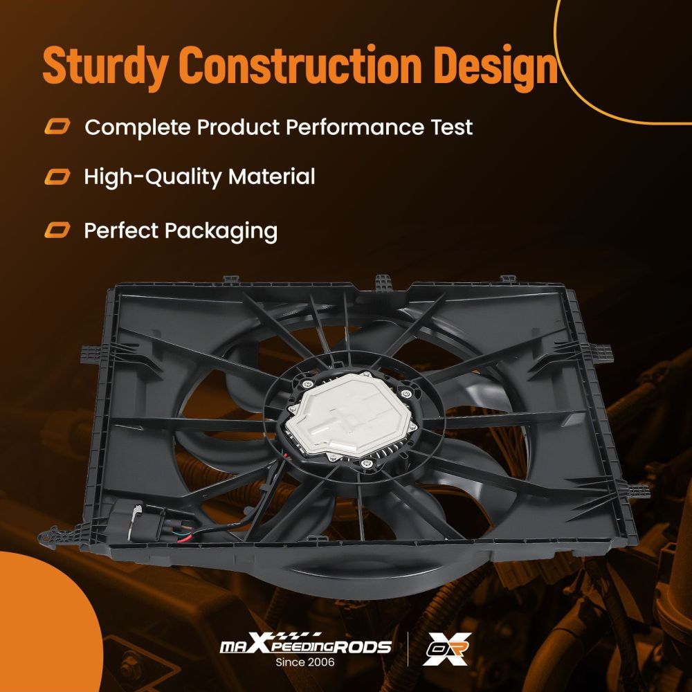 Ventola di raffreddamento del radiatore per Benz C180/C200/C250/C300 14-2017 0999061800 A0999061000