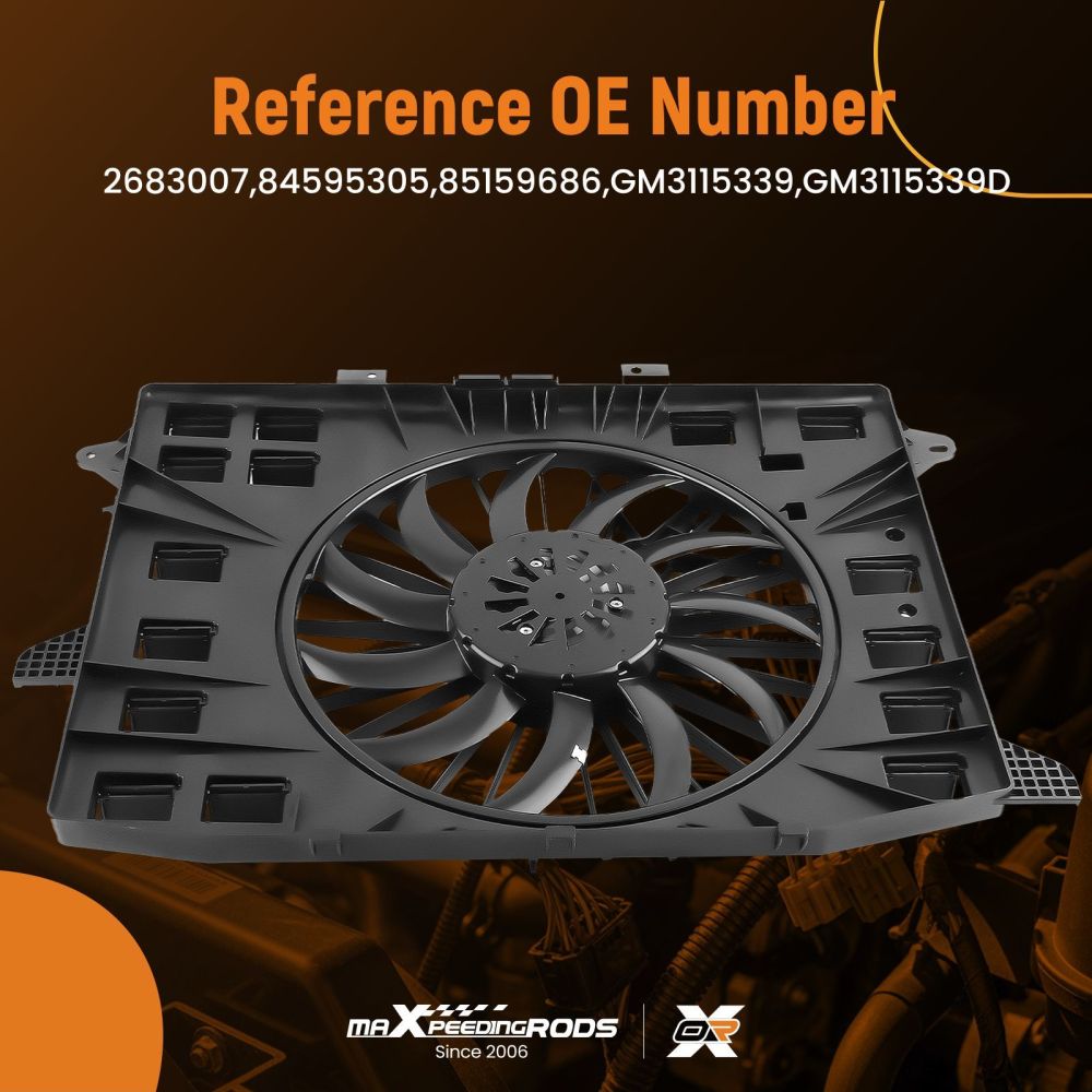 Cooling Fan compatible for Cadillac XT5 Compatible for Chevrolet Blazer 2020-2023 84595305 85159686
