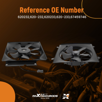 Radiator Cooling Fan compatible for Honda CR-V/Element 2002-2006 38611PNA00 620-232 600530