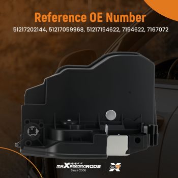 Door Lock Actuator compatible for BMW 1 Series E87 F20 51217202144 Front Right Side