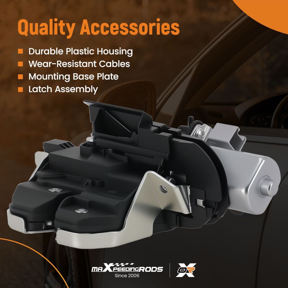 Boot Lock System compatible for Seat Alhambra compatible for VW Touareg 7P0827505J 2010-2018 2-Pin