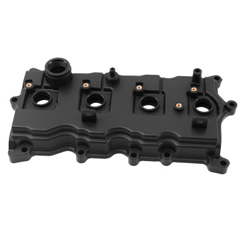 Black Engine Cover Assembly compatible for Nissan Rogue DOHC 2.5L 2008-2012 13264-JA00A