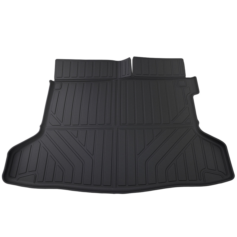All Weather Black Cargo Mat compatible for Honda HR-V 2016-2020 TPE Trunk Liner Anti-Slip