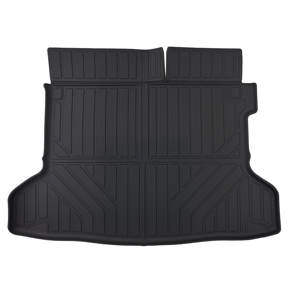 All Weather Black Cargo Mat compatible for Honda HR-V 2016-2020 TPE Trunk Liner Anti-Slip