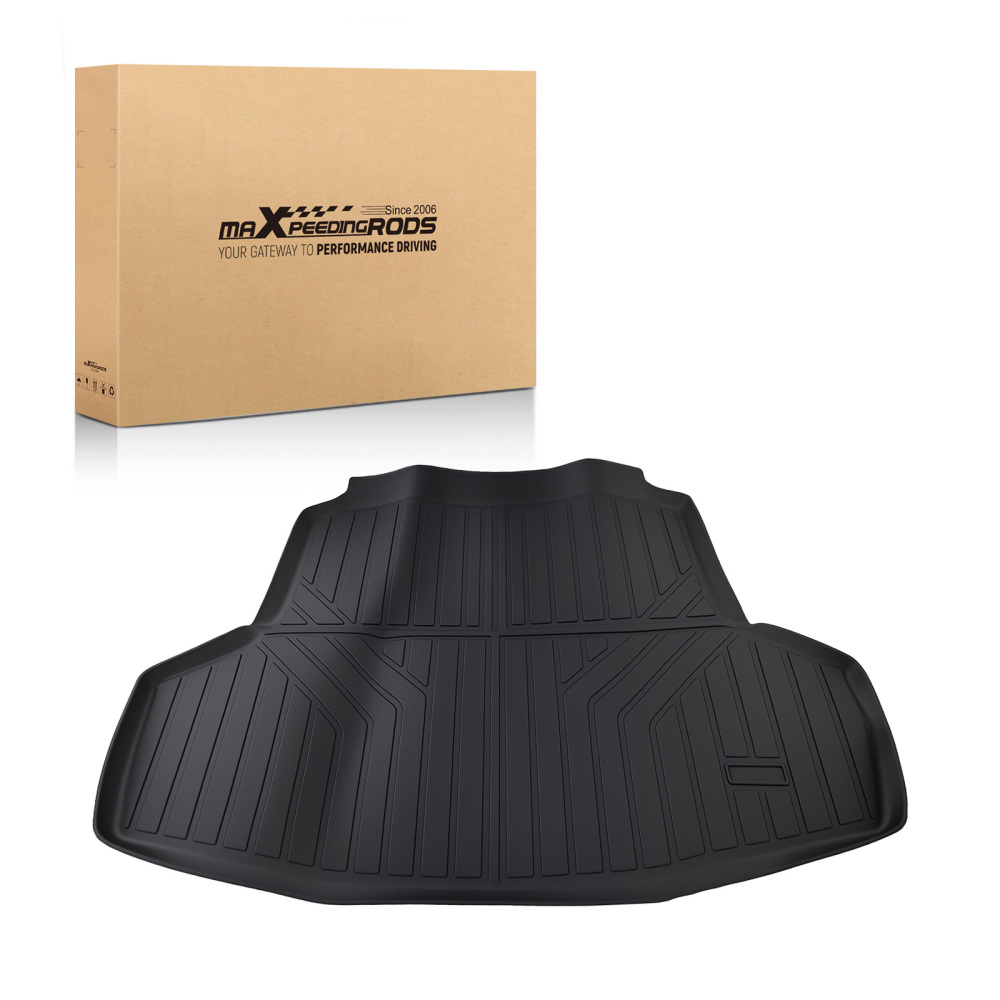 Rear Trunk Bed Mat compatible for Hyundai Sonata 2020-2024 TPE Cargo Liner All Weather