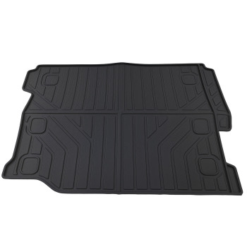 All Weather Cargo Cover compatible for Jeep Wrangler JL 4-Door 2018-2023 TPE Black Non-Slip