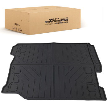 All Weather Cargo Cover compatible for Jeep Wrangler JL 4-Door 2018-2023 TPE Black Non-Slip