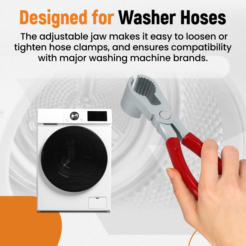 Durable Build Washer Hose Pliers for Service Tool 20001120 Steel Construction