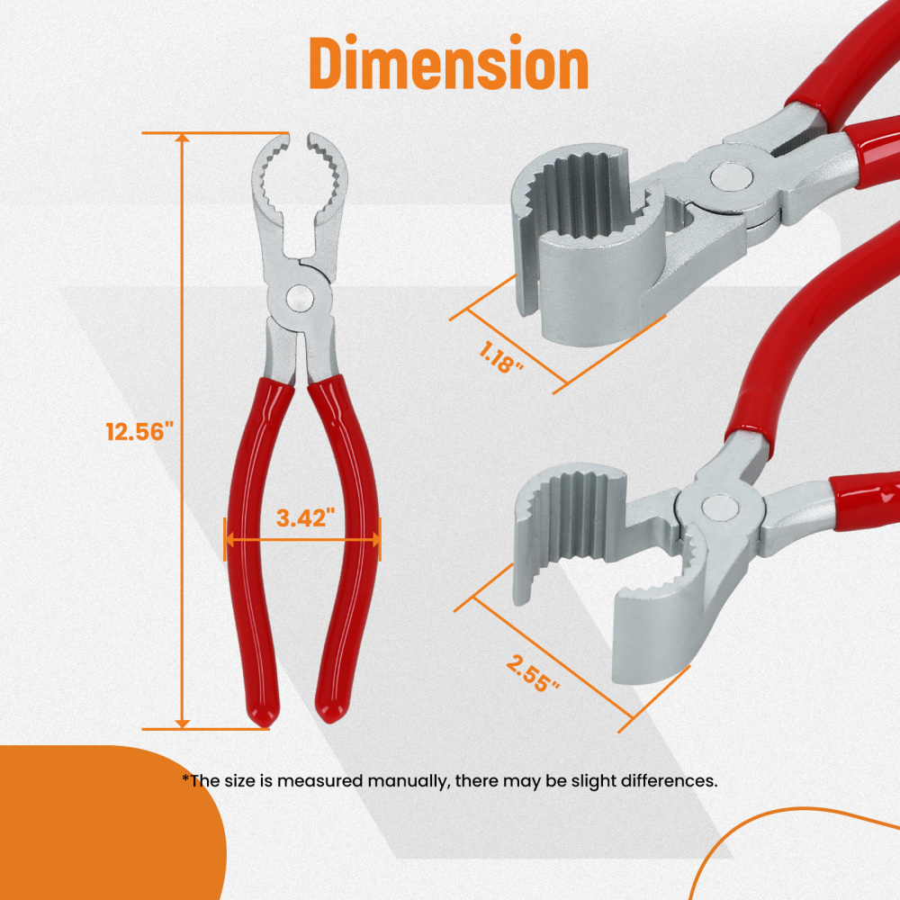 Durable Build Washer Hose Pliers for Service Tool 20001120 Steel Construction