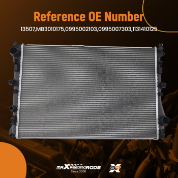 Aluminum Cooling Radiator compatible for Mercedes-Benz C300 2.0L 3.0L 2015-2020 MB3010175