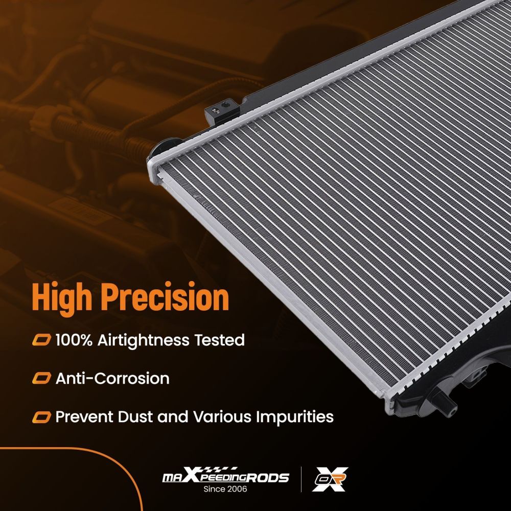 Aluminum Build Radiator compatible for Mazda 3 2.0L 2.5L 14-18 13404 Downflow Type